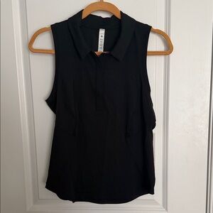Lululemon Athletica Black Sleeveless Blouse